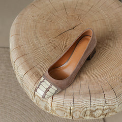 Faye Embellished Square Toe Heels Tan Newgew