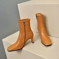 Marie Green Square Toe Ankle Boots newgew