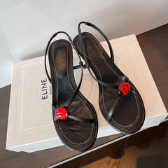 Dasha Unique Strappy Mid Heel Sandals NEW GEW