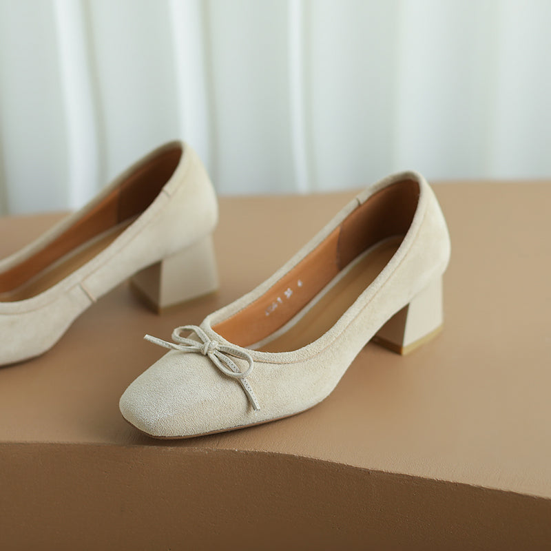 Nova Nude Bow Pumps Newgew