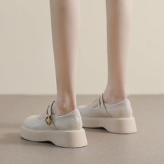 Women Minimalist Soft Casual Mary Jane Shoes Newgew Shoes