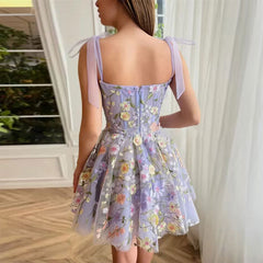 Embroidery Floral Corset Dress Newgew Dresses