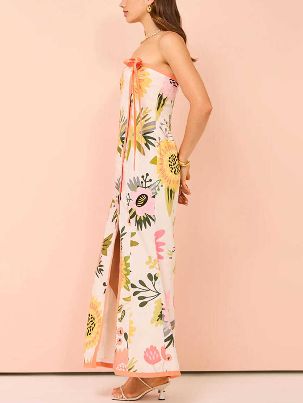 Summer Split Wrap Printed Dresses Newgew Dresses