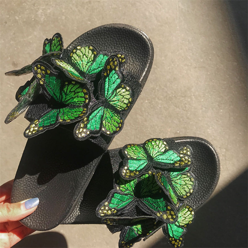 Casual Daily Patchwork Butterfly Round Comfortable Out Door Shoes NewGew