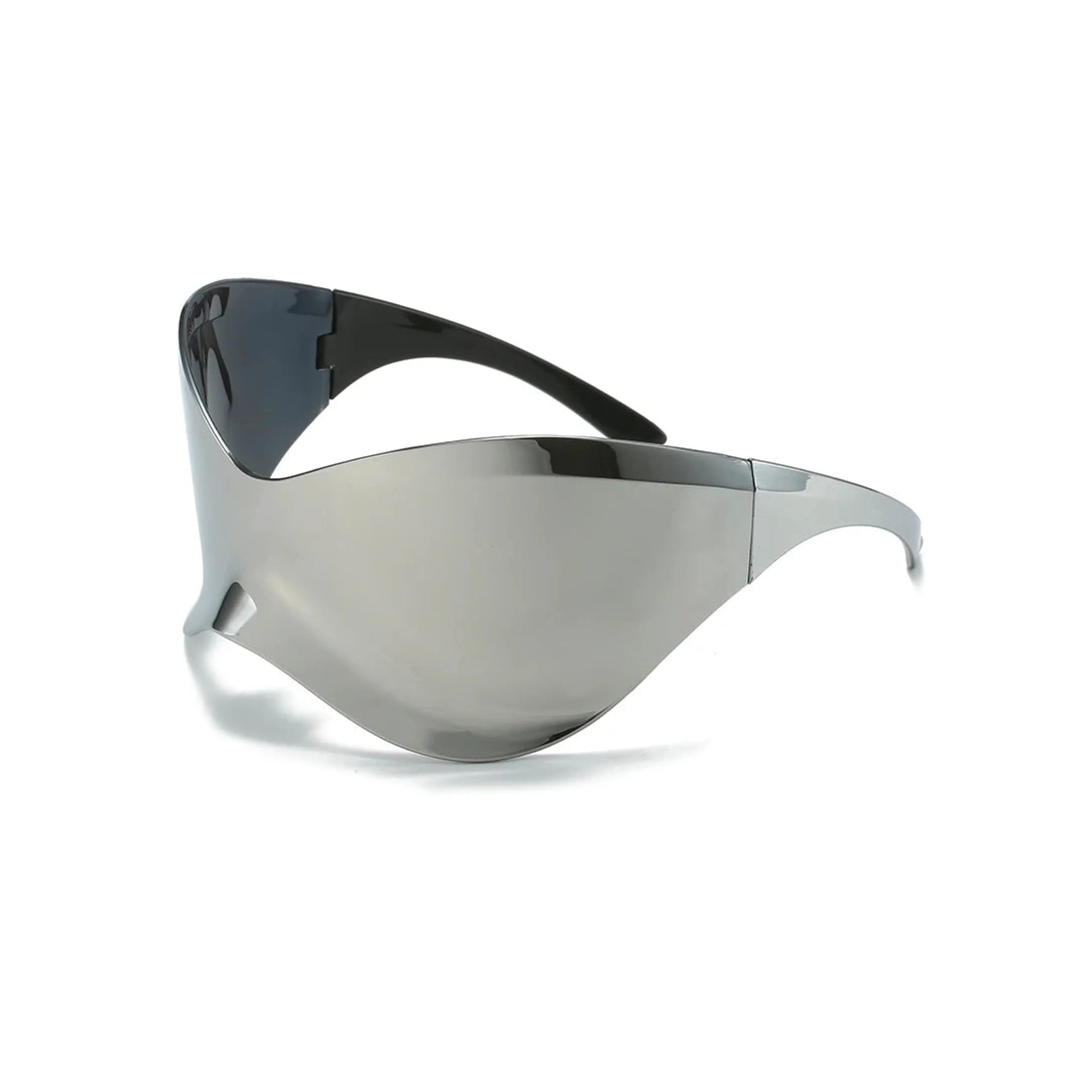 Rimless Shield Oversized Sunglasses Newgew