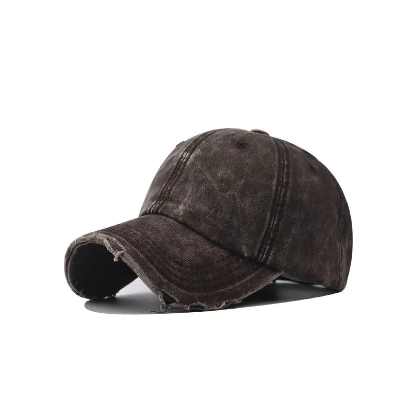 Acid Washed Distressed Cap Newgew