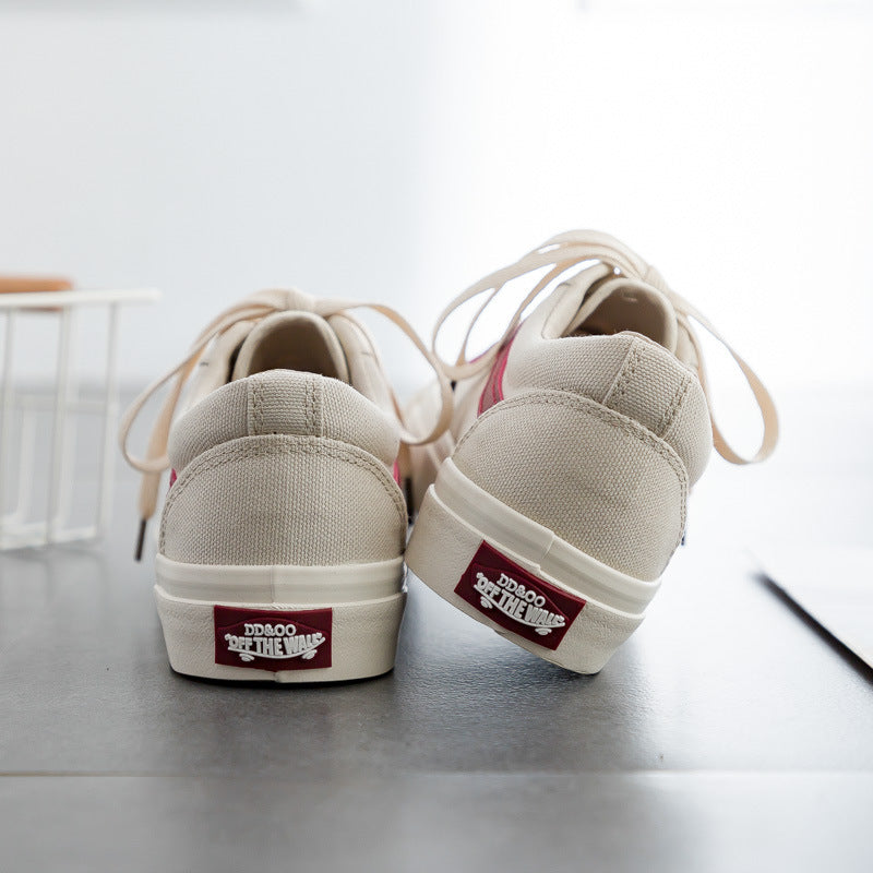 Graceful Classy Versatile Women's Black Fleece-lined Canvas Shoes Newgew