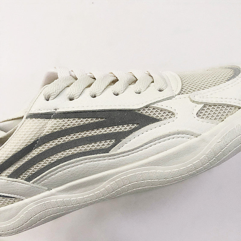 Women's Far Wave Hollow Breathable Summer Reflective Canvas Shoes Newgew