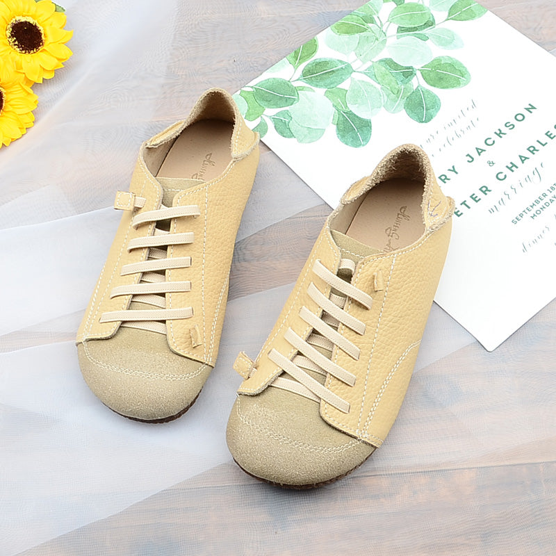 Women Handmade Leather Soft Casual Shoes Newgew Shoes
