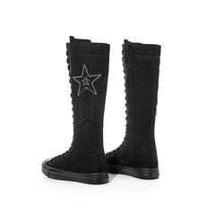Women's Long Five-pointed Star Pattern Dancing Boots Newgew