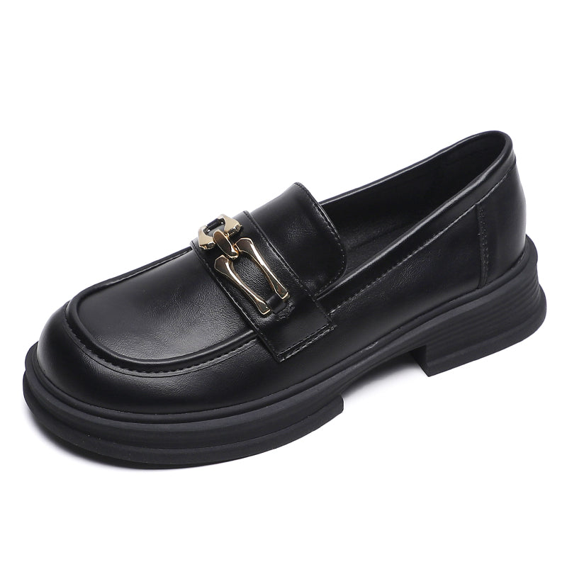 Women Casual Fashion Chain Soft Loafers Newgew Shoes