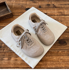 Women Retro Leather Soft Flat Casual Training Shoes Newgew Shoes