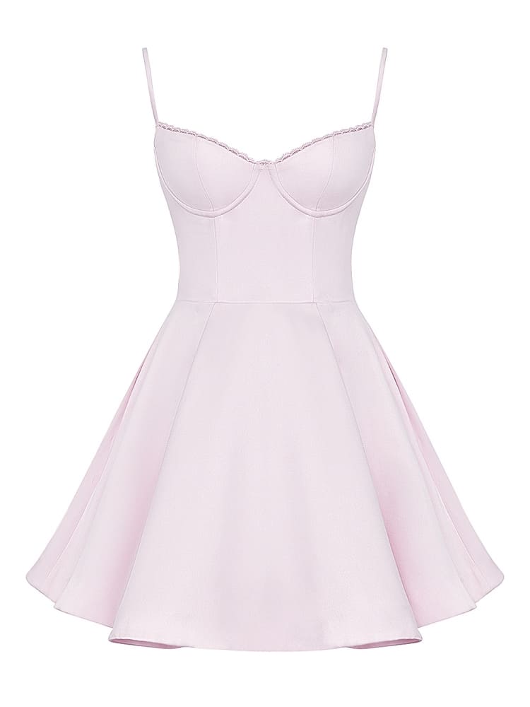Ballerina Pink Tulle Mini Dress Newgew Dresses
