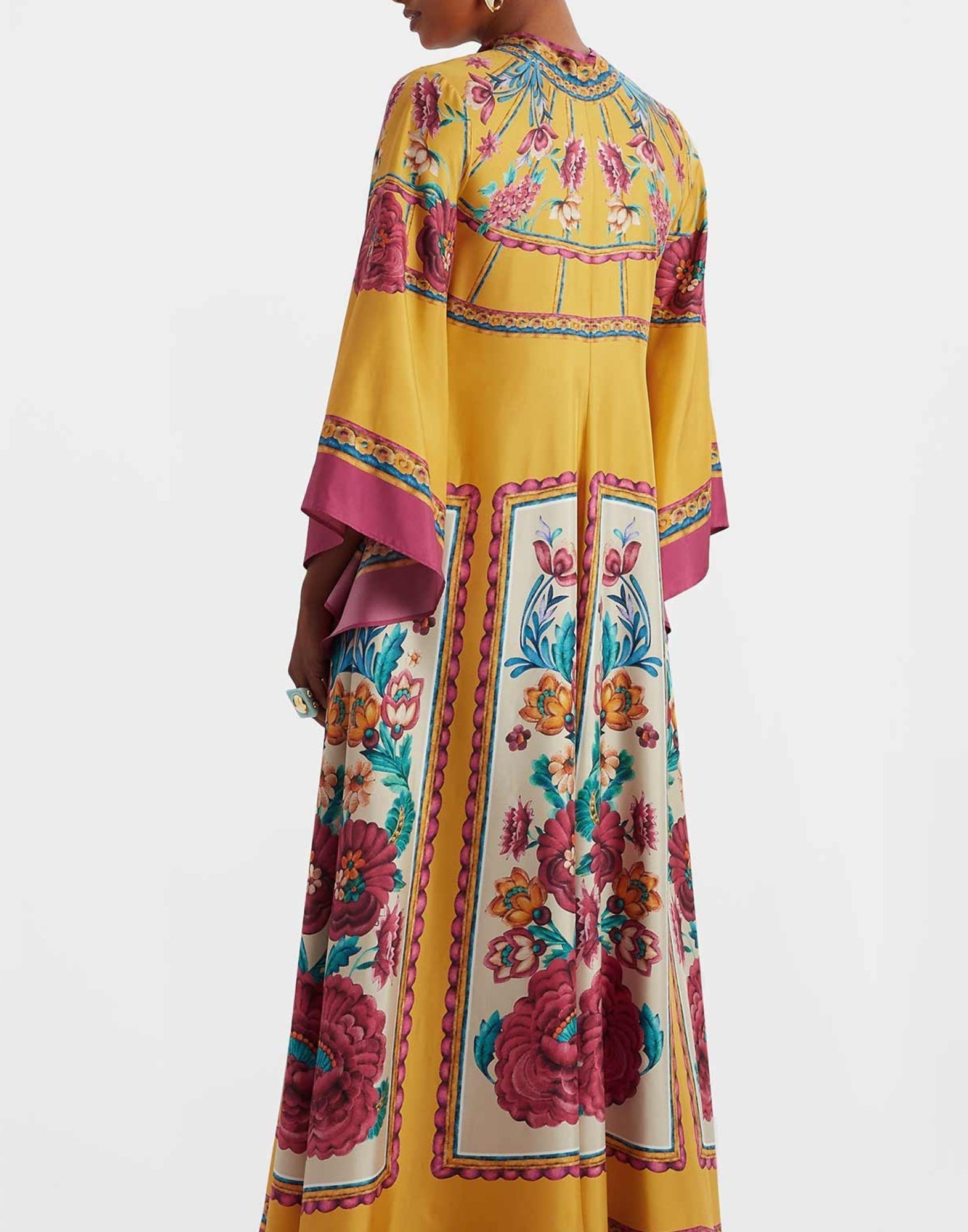 Magnifico Printed Maxi Dress - Marigold Newgew Dresses