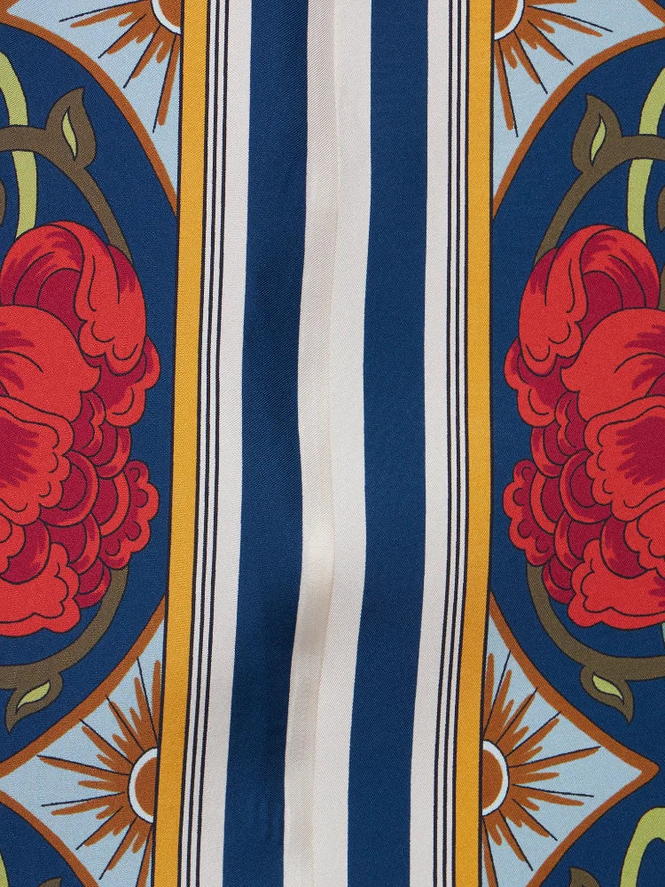 Magnifico Printed Maxi Dress - Rust Newgew Dresses