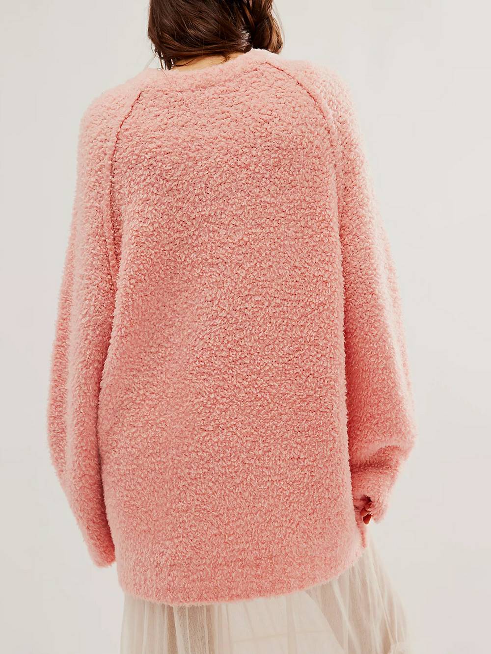 Lace Flowy Mini Dress & Teddy Sweater Newgew Dresses