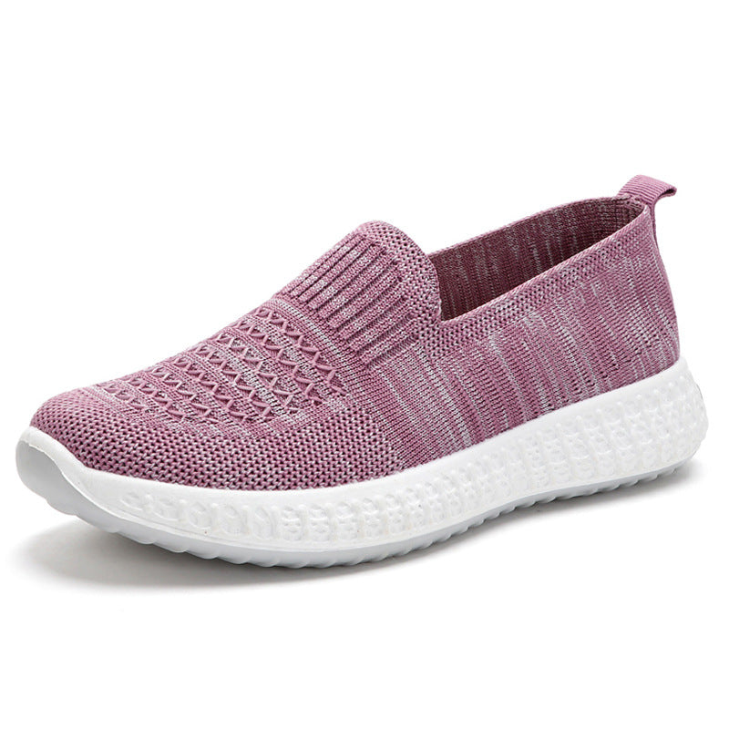 Women's Soft Bottom Mom Slip-on Sports And Canvas Shoes Newgew