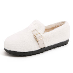 Women Casual Fashion Minimalist Soft Furred Casual Shoes Newgew Shoes