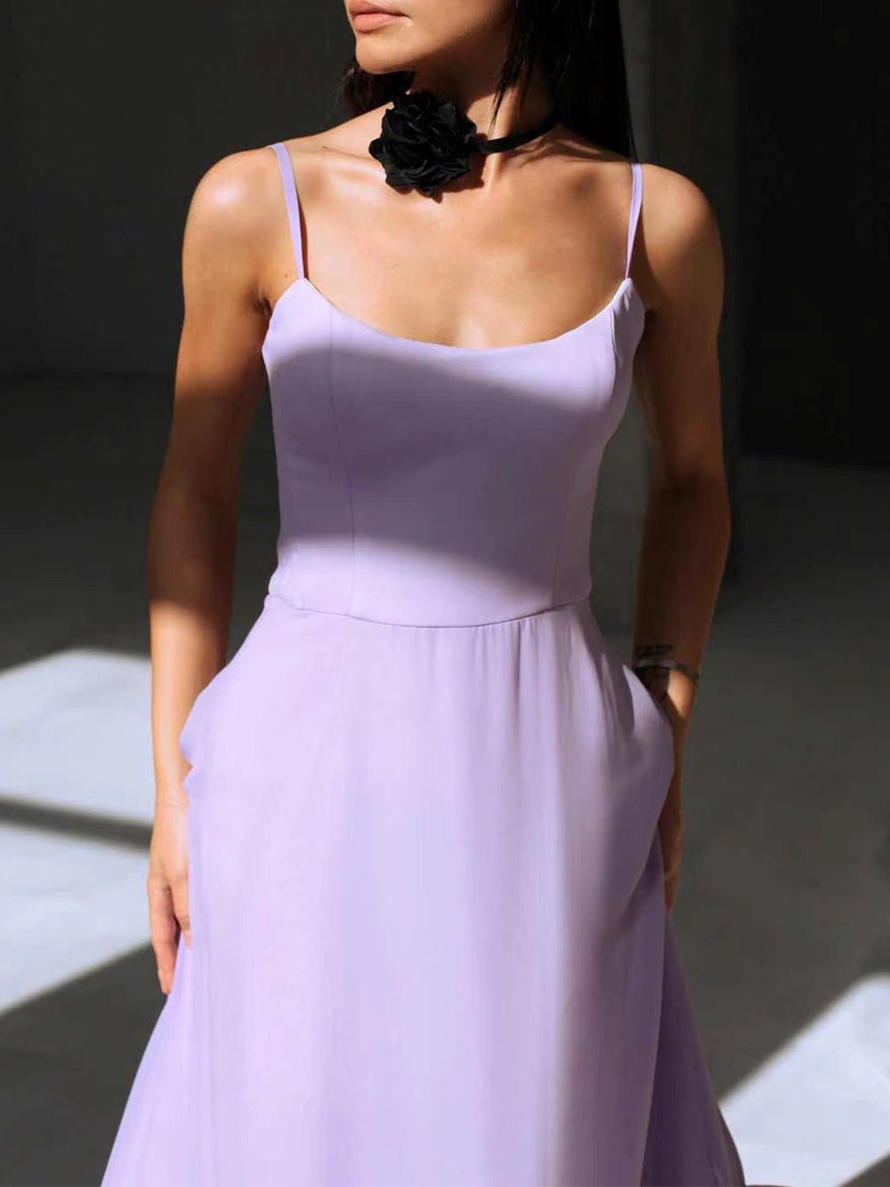 Flounce Bustier Maxi Dress Newgew Dresses
