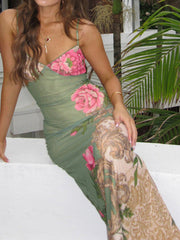 Resort Slim Printed Slip Dress Newgew Dresses