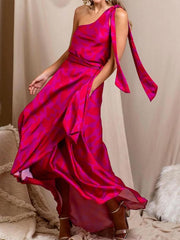 Fashion Elegant Sleeveless Solid Color Gown Dress Newgew Dresses