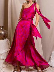 Fashion Elegant Sleeveless Solid Color Gown Dress Newgew Dresses