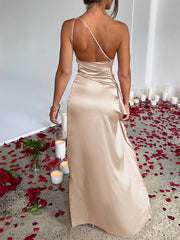 Sleeveless Open Back Slim Maxi Dress Newgew Dresses