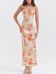 Printed Maxi Dress Newgew Dresses