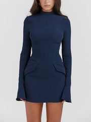 Navy Mini Dress Newgew Dresses