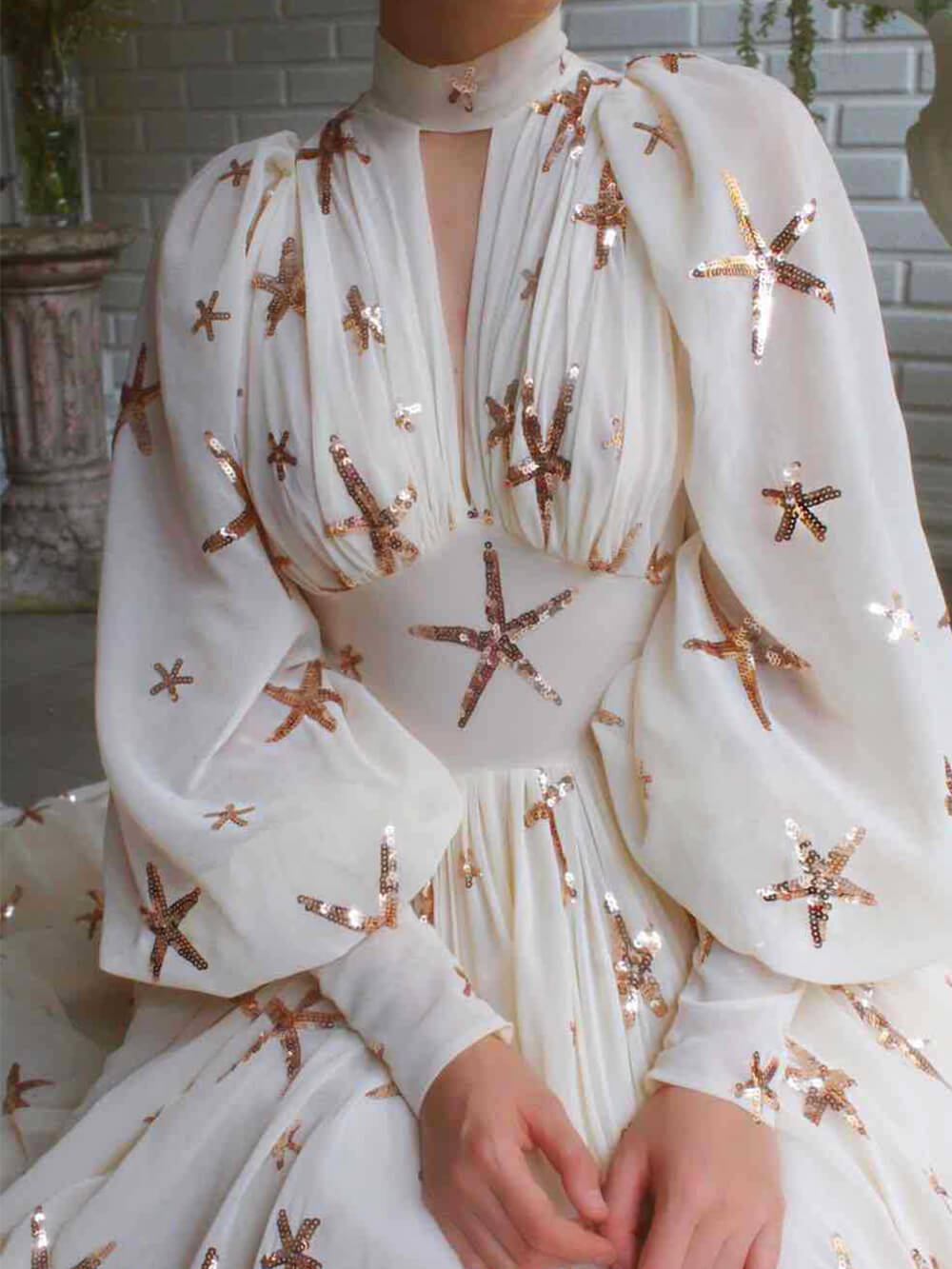 Sequined Chiffon Maxi Dress Newgew Dresses