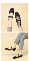 Strapless Woven Mary Jane Shoes NEW GEW