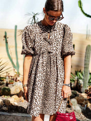 Freya Dress Leopard Newgew Dresses