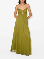Flou Olive Morea Maxi Dress Newgew Dresses