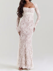 Vintage Lace Maxi Dress Newgew Dresses