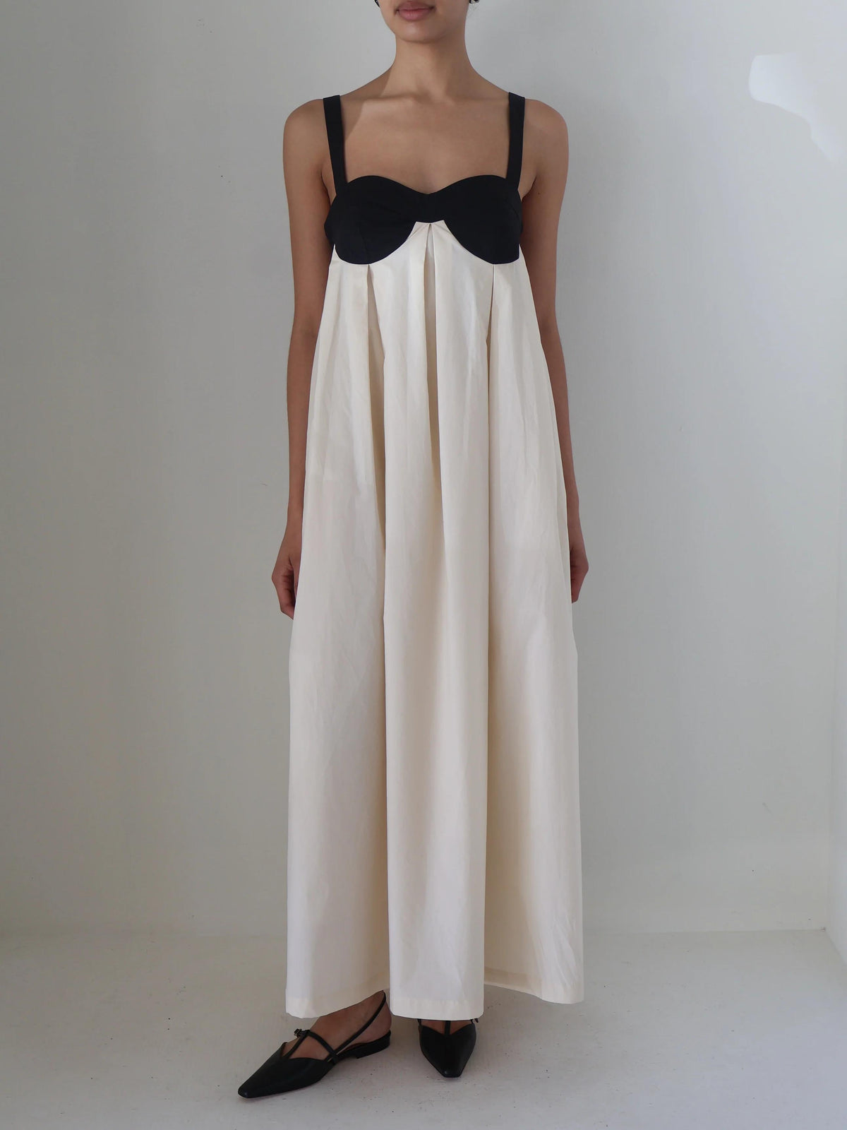 Amelia Cotton Pleat Maxi Dress Newgew Dresses