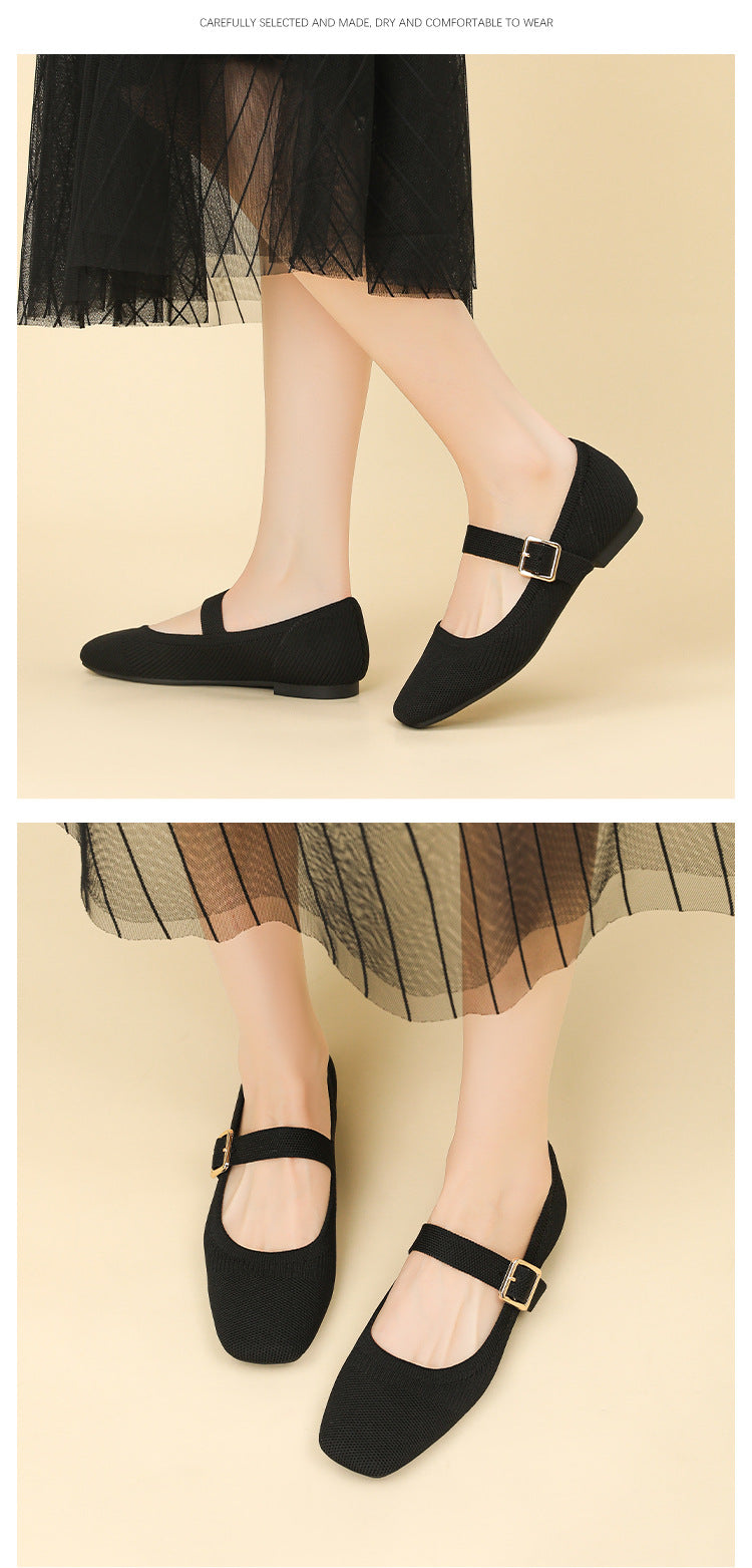 Strapless Woven Mary Jane Shoes NEW GEW