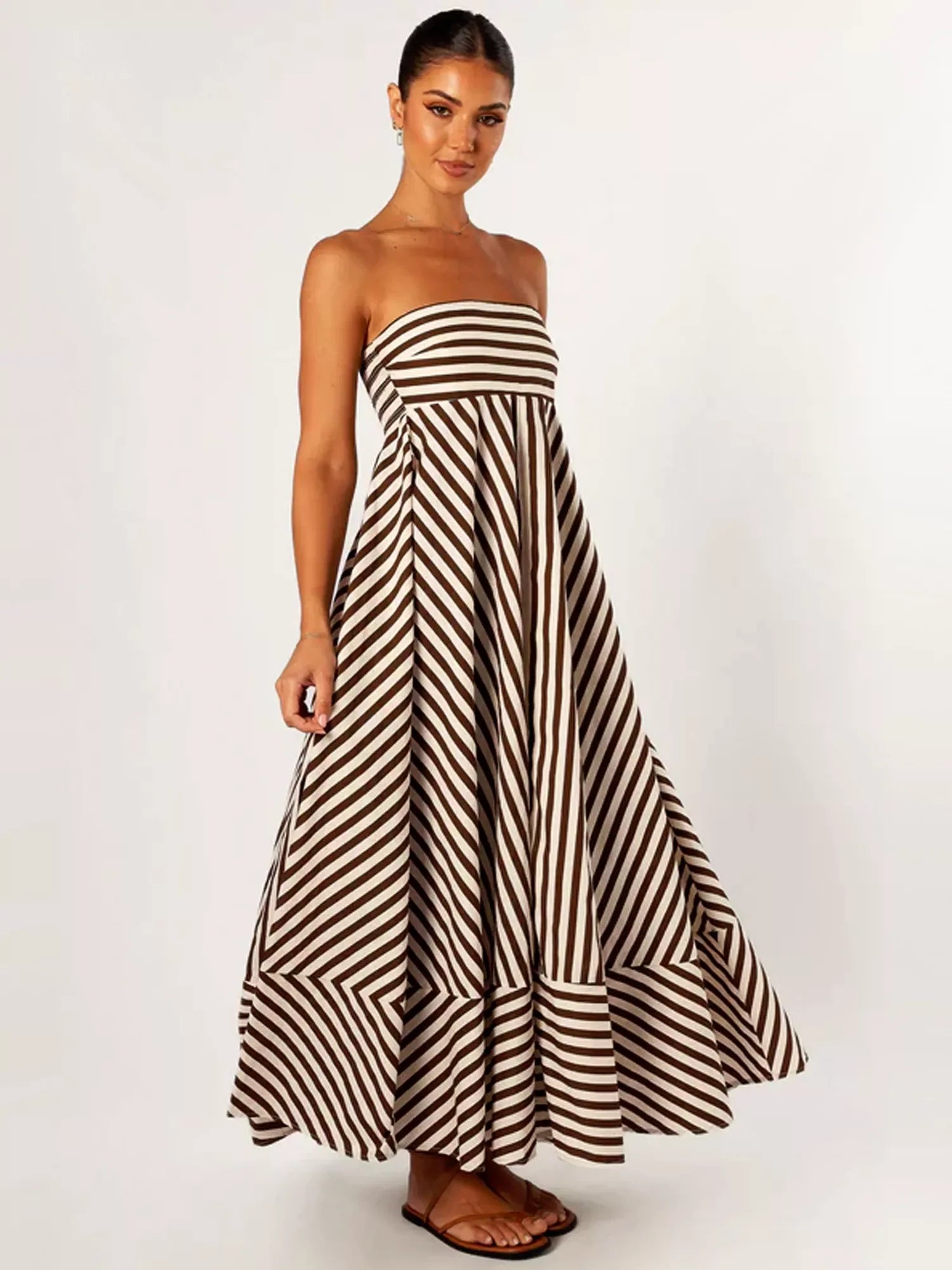 Nocturnal Charm Ruched Maxi Dress Newgew Dresses
