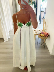 Palm Oasis Slip Dress Newgew Dresses