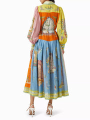 Monte Belted Midi Shirtdress Newgew Dresses