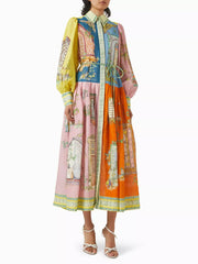 Monte Belted Midi Shirtdress Newgew Dresses