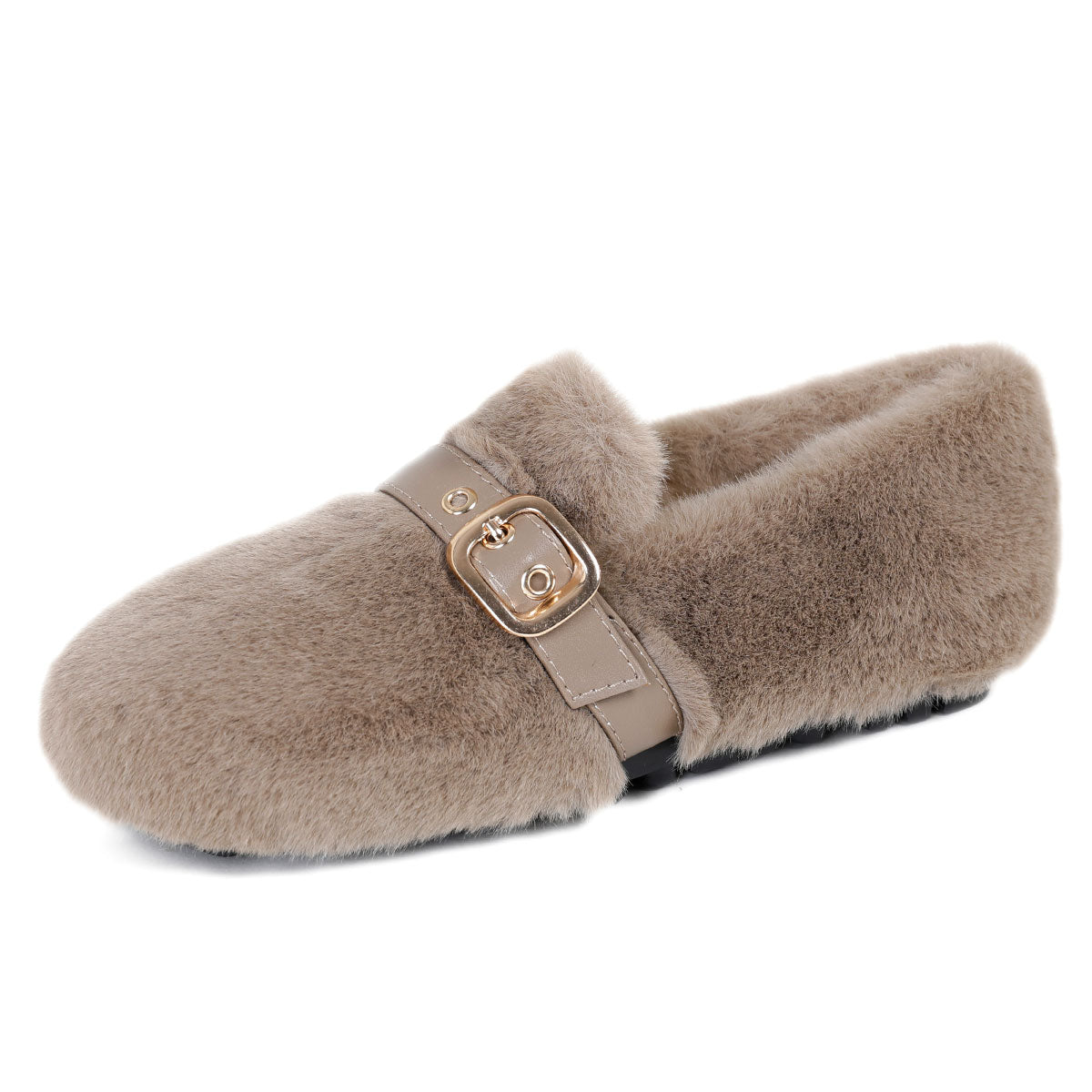 Women Minimalist Flat Soft Furred Casual Shoes Newgew Shoes