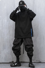 Extended Belt Strap Cargo Pants Newgew