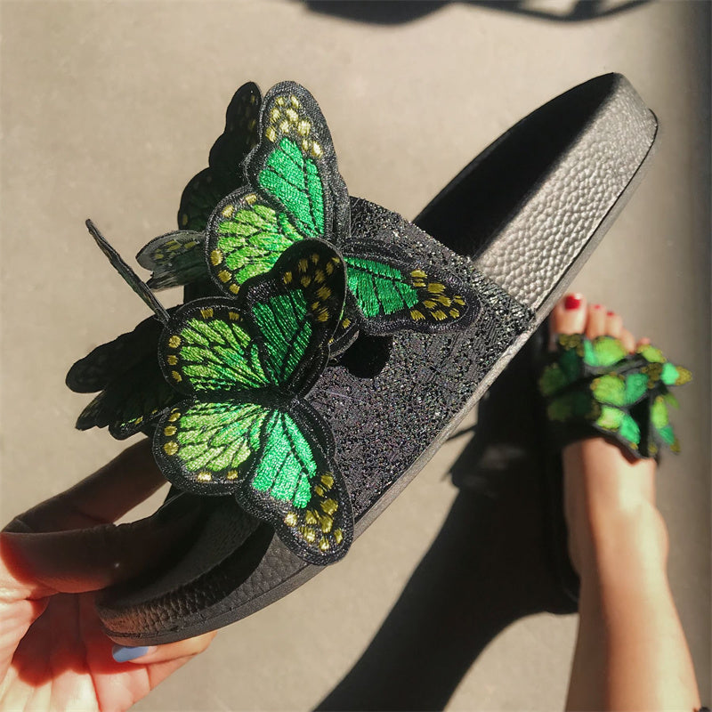 Casual Daily Patchwork Butterfly Round Comfortable Out Door Shoes NewGew