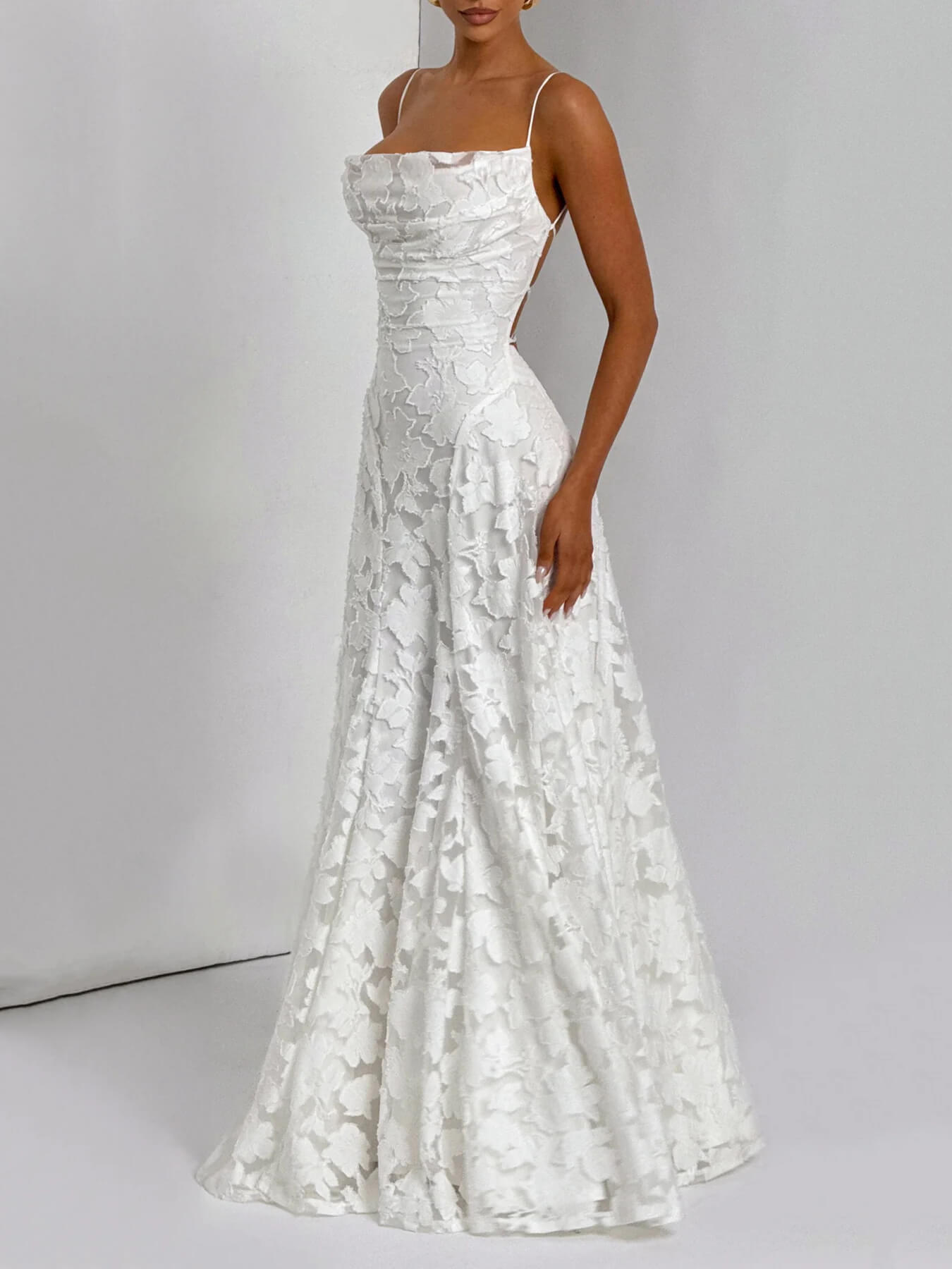 Jacquard Maxi Dress Newgew Dresses