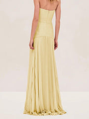 Susan Sunshine Yellow Maxi Dress Newgew Dresses