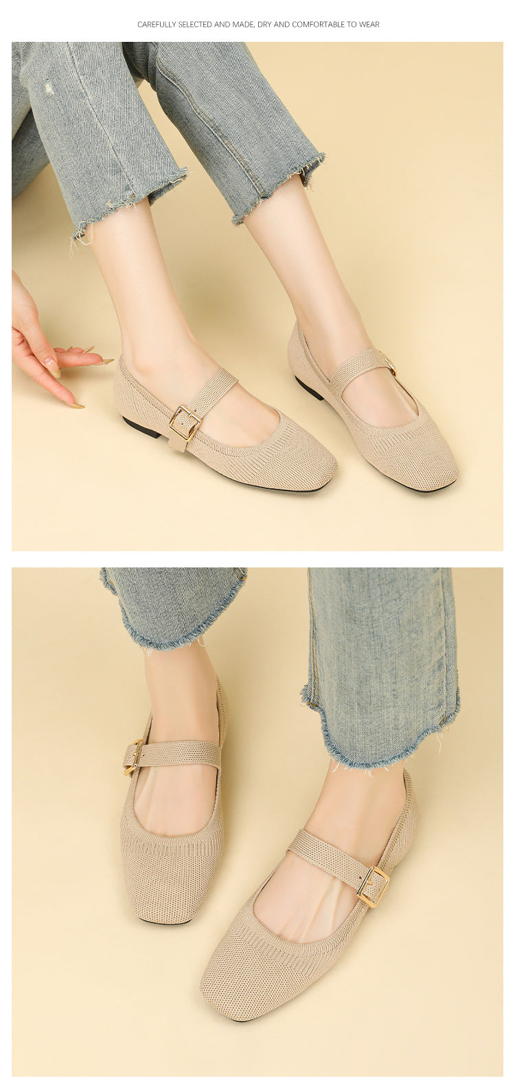Strapless Woven Mary Jane Shoes NEW GEW