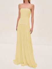 Susan Sunshine Yellow Maxi Dress Newgew Dresses