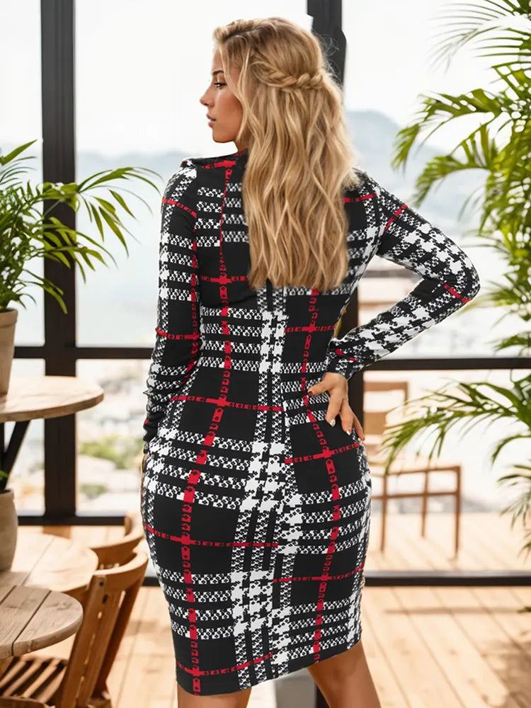 Vintage Striped Tie-Dye Dress Newgew Dresses