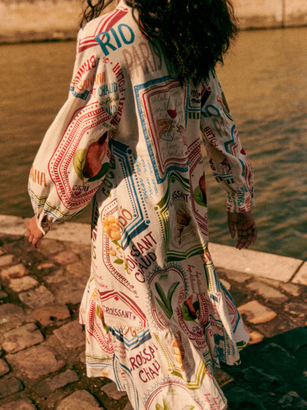 Printed Cotton And Linen Dress Newgew Dresses