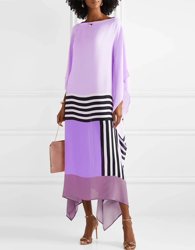 Pink Candy Stripe Kaftan Newgew Dresses